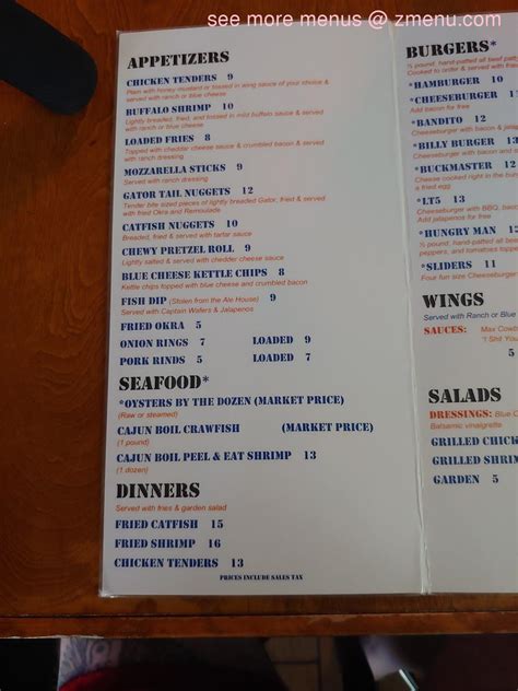 Online Menu of Shuckers Oyster Bar Restaurant, Ocala, Florida, 34471 - Zmenu