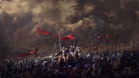 Download Banner Horse Warrior Fantasy Battle Fantasy Warrior HD Wallpaper by Julian Bauer