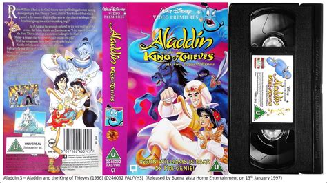 Disney Aladdin And The King Of Thieves VHS Video Excellent Condition ...