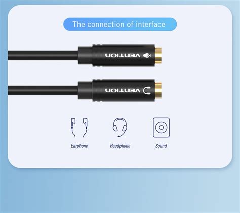 3.5mm Audio Splitter Extension Cable - Vention