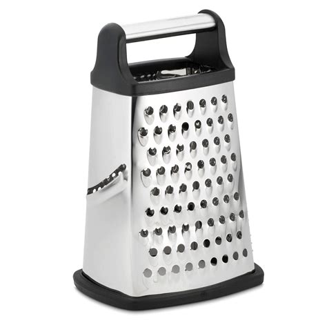 Professional Box Grater, Stainless Steel with 4 Sides, Best for ...