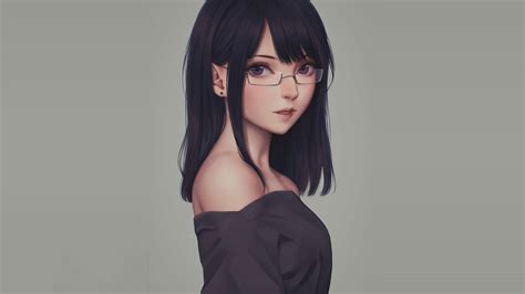 Cute Anime Girls Glasses Wallpapers - Wallpaper Cave