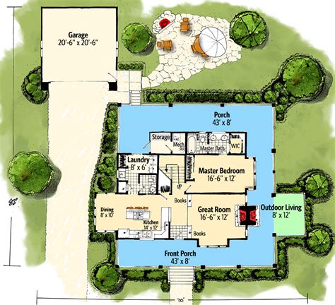 Classic Country Farmhouse House Plan - 12954KN | 1st Floor Master Suite ...