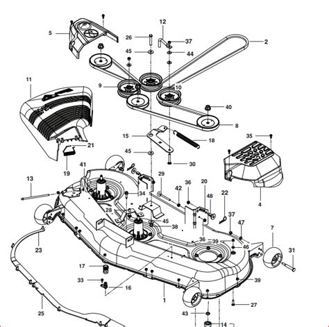 Husqvarna Riding Mower Drive Belt Diagram