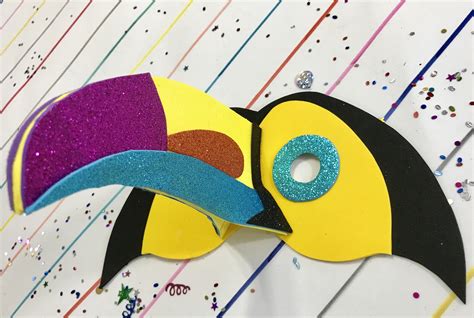 Máscara tucán | Nursery activities, Diy mask, Bird party