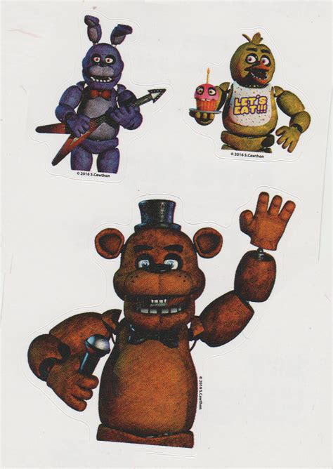 FNaF Sticker Sheet - FNaF 1 Crew : r/fivenightsatfreddys