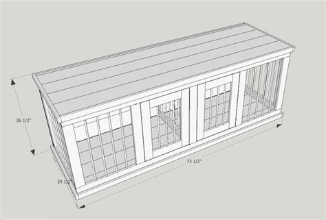 DIY Plans Medium Wooden Double Dog Kennel Digital Plans | Etsy Metal ...