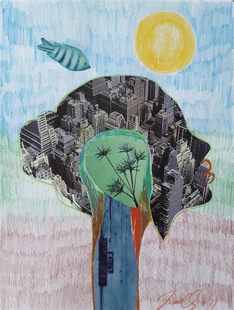 Dreaming about green city Drawing by Joanna Mazurek in 2022 | Drawing artwork, Drawings, City ...