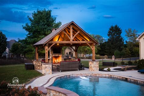 Outdoor Pool Pavilions - Custom Vinyl & Timber Frame - PA, NY, NJ, MD ...