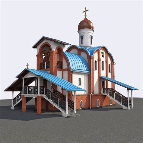 3D model Church 2 | CGTrader