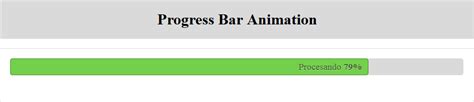 Progress bar animation - Jose Aguilar Blog