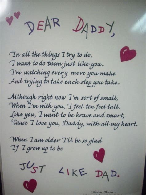 Father's Day poem | Things for Alyssa | Pinterest