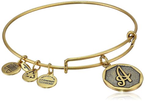 Alex and Ani Initial Expandable Wire Bangle Bracelet, 2.5" - Amazon Sellify - We Choose the Best ...