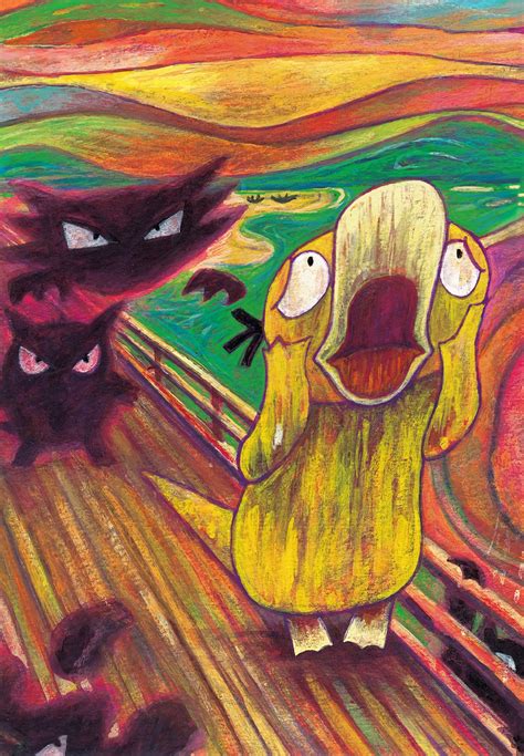 hirespokemon - “Ghost Times” issue no. 3! 2018, Psyduck in...