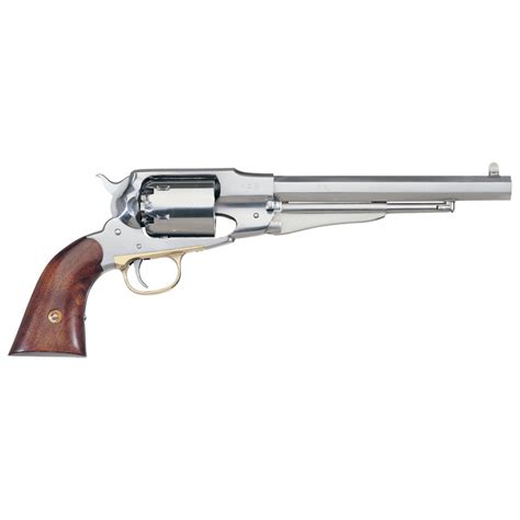 Uberti Reproduction Remington 1858 New Army Stainless Steel .44 Black Powder Revolver - 593856 ...