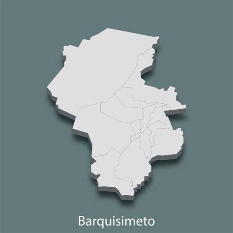 3d isometric map of Barquisimeto is a city of Venezuela 11311048 Vector ...