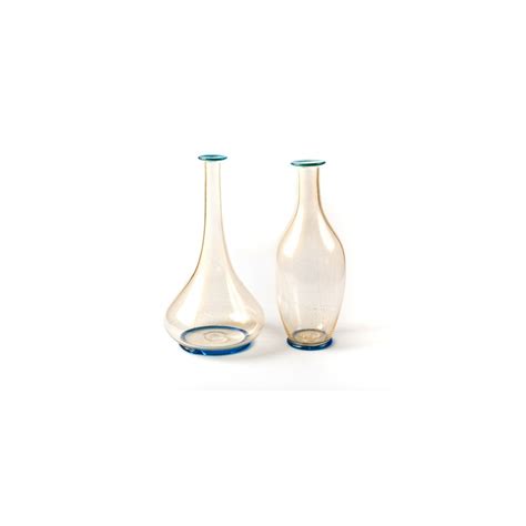 Couple of amphora Murano Glass vases for home decor