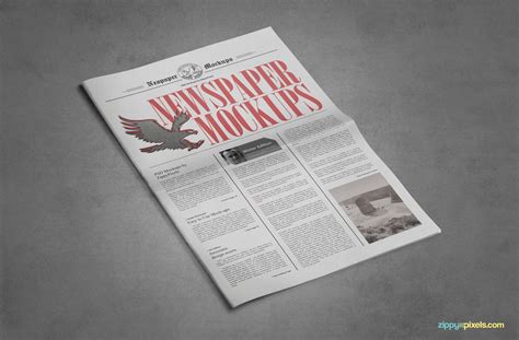 9 Newspaper PSD Advertisement Mockups | ZippyPixels