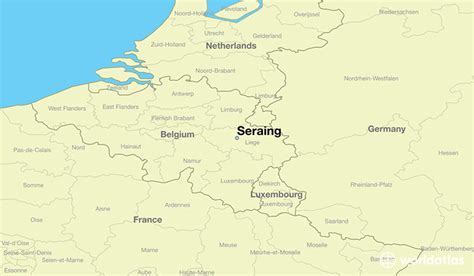 Where is Seraing, Belgium? / Seraing, Wallonia Map - WorldAtlas.com