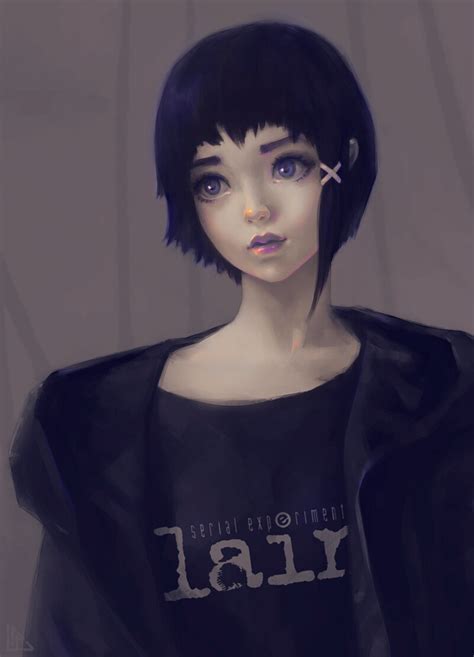 ArtStation - Serial Experiments Lain fan art