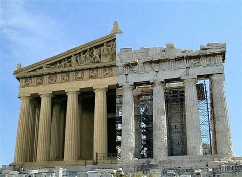 Now and then.. | Ancient greek architecture, Ancient architecture, Ancient greece