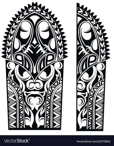 Maori style tattoo Royalty Free Vector Image - VectorStock