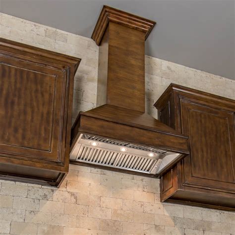 ZLINE 329WHRD30 30 Inch Designer Series Wooden Wall Mount Range Hood in Walnut and Hamilton with ...