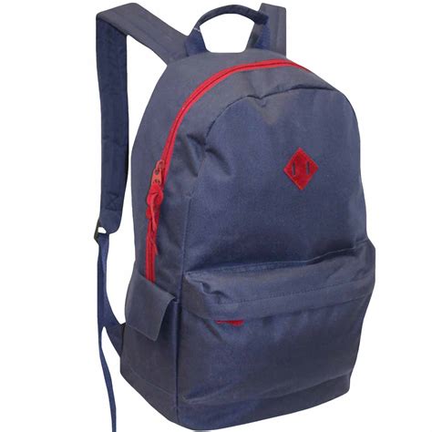 258a Navy - Polyester Backpack - Bagzone - Supplier of Wholesale Fashion Handbags