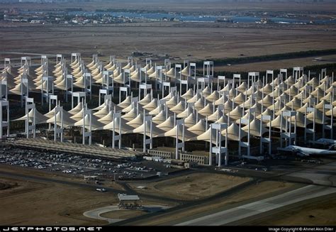 The Hajj Terminal at King Abdul Aziz International Airport in Jeddah ...