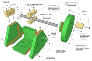 Wooden lathe plans