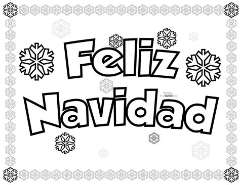 Dibujos de Feliz Navidad para colorear e imprimir, Imágenes Feliz Navidad