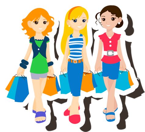 Download High Quality shopping clipart friends Transparent PNG Images ...