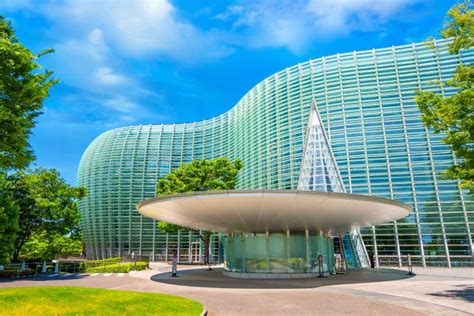 The National Art Center in Roppongi, Tokyo, Japan Editorial Stock Photo - Image of form, hills ...