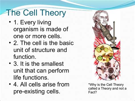 Cells and the cell theory