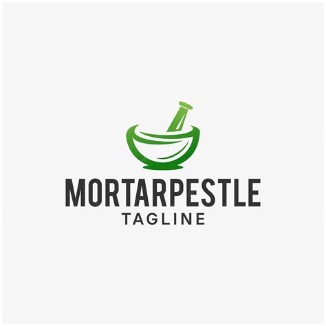 Premium Vector | Mortar pestle logo design inspiration