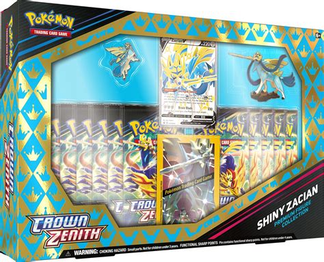 Pokemon TCG: Crown Zenith Premium Figure Collection Box - Shiny Zacian – Collectors Emporium NY