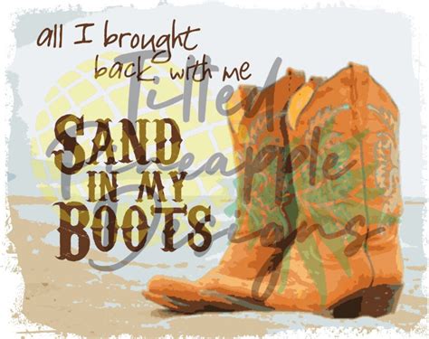 Sand in My Boots Morgan Wallen Cowboy Sublimation Transfer | Etsy