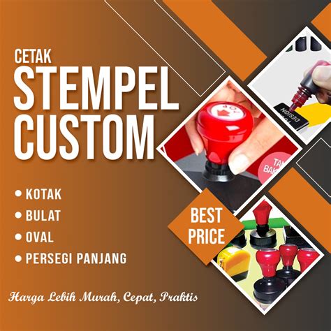 Jual Stempel, Stempel logo, Stempel Nama, Stempel Toko, Stempel Murah Design Custom | Shopee ...