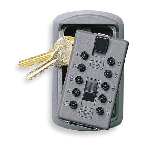 Kidde AccessPoint 001170 KeySafe Original Slimline Push Button Combination Permanent Key Lock ...