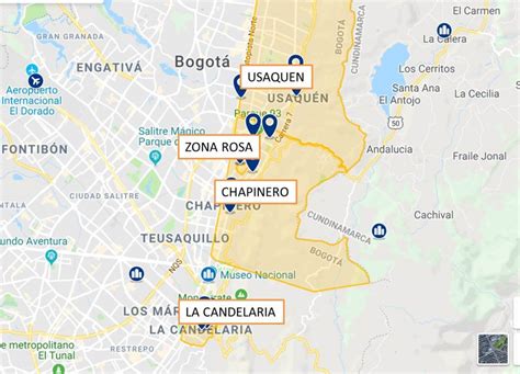 Mapa Barrios De Bogota