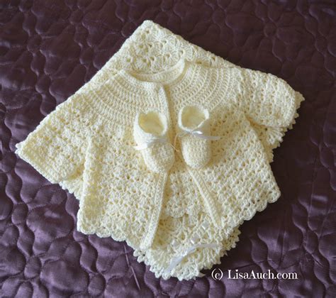 Free Crochet Baby Cardigan Patterns – LisaAuch