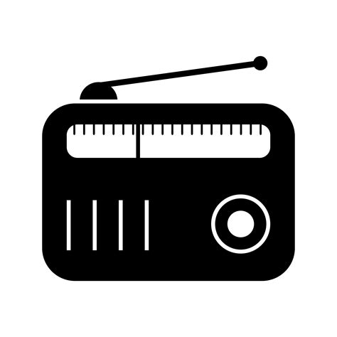 Radio Vector Icon 350776 Vector Art at Vecteezy