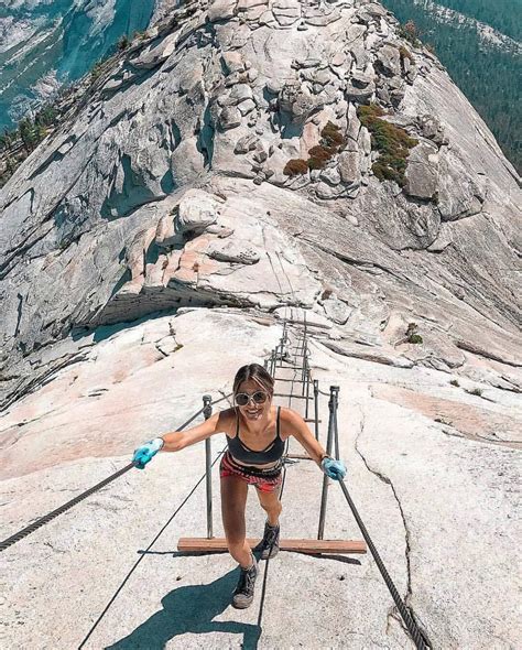 One of the craziest hikes in Yosemite, Half Dome. Do you have it on ...