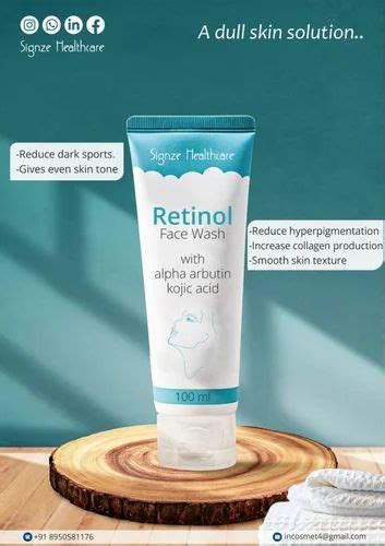 Anti-Pollution Facewash Retinol Face Wash Third Party Manufacturing, 100ml at Rs 75/piece in ...