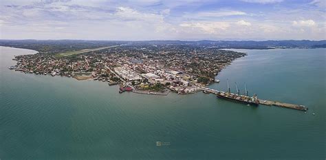 Santo Tomás de Castilla Map - Port - Izabal Department, Guatemala