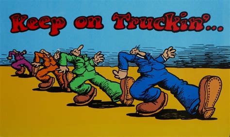 Explorando el icónico "Keep on Truckin" de Robert Crumb