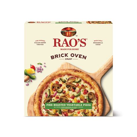 Rao's Made for Home Fire-Roasted Vegetable Frozen Pizza, Brick Oven Crust with Rao's Pizza Sauce ...