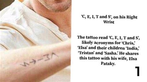 chris hemsworth tattoo language - Sheridan Hass