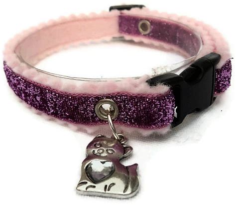 Cat Collar Breakaway sparkly pink collar by TheGlamorousCat