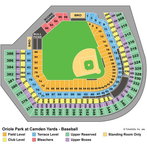 Oriole Park At Camden Yards Interactive Seating Chart - Seating-Chart.net